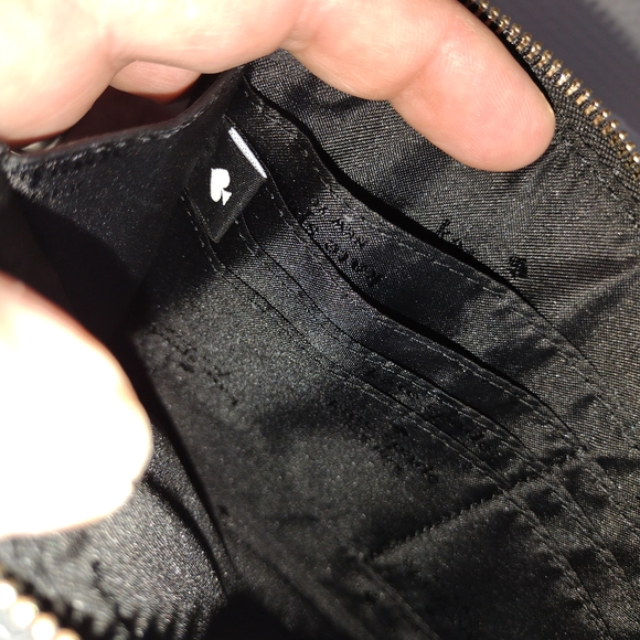 Kate Spade Staci Medium Black L-Zip Wristlet - Picture 8 of 10